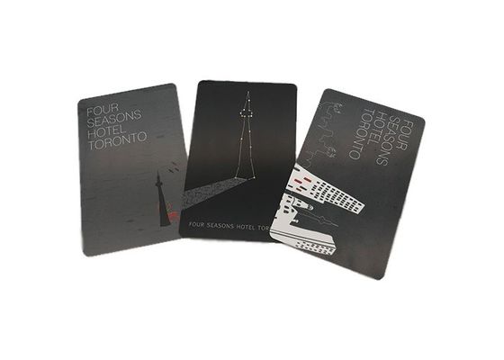 На заказ Пластиковые гостиничные RFID ключевые карты Пустые удостоверения личности Дорожные двери 0,8 мм-0,9 мм толщина