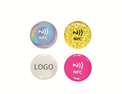 PET PVC Micro NFC Эпоксидные наклейки ISO14443A В маркетинговой рекламе