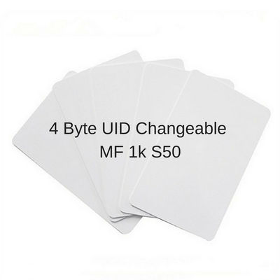13.56 МГц Uid Изменяемая RFID-карта ISO14443A Блок 0 Сектор записываемый / IC Клон копирования