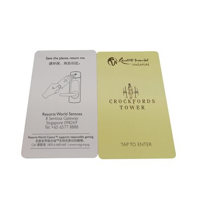 ПВХ умный магнитный отель RFID ключевые карты толщиной 0,8-0,9 мм для контроля доступа