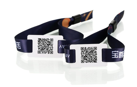 Водонепроницаемая браслет из ткани NFC RFID с номерами UID для социального дистанцирования