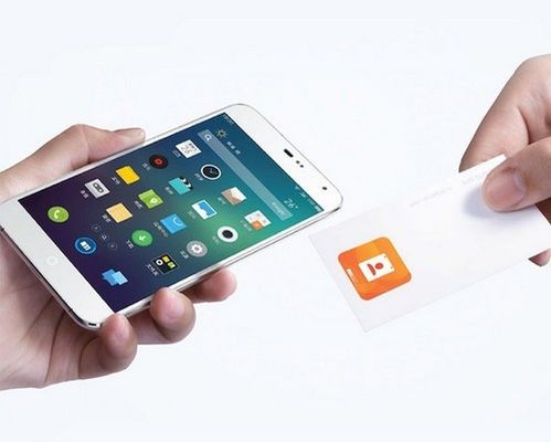 4 Цветовая офсетная печать ПВХ NFC Карта близости умная бесконтактная карта 13,56 МГц