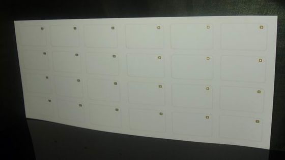 Белый матовый ПВХ или ПЭТГ HF RFID Inlay Sheet RFID Prelam