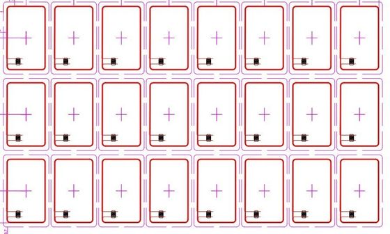 ПВХ материал бесконтактный HF влажный RFID Prelam 125KHZ 13.56MHZ RFID инлей