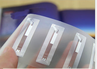 45x76mm HF RFID Inlay PET Material 13,56MHZ Частота гравированная антенна