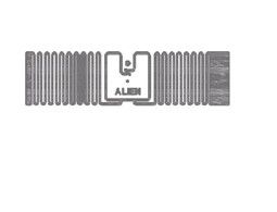 Умный 9,5x70 мм размер резки UHF RFID инлей с логотипом компании чипа Alien H3