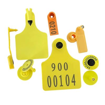 70x80mm 104x74mm UHF RFID ушные метки для животных