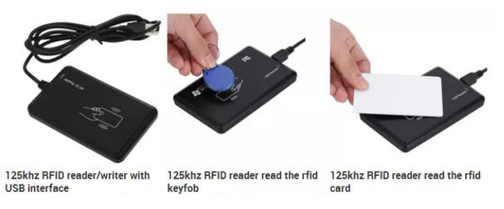 Личный читатель RFID-карты с логотипом 13.56Mhz 125KHZ с чипом T5577